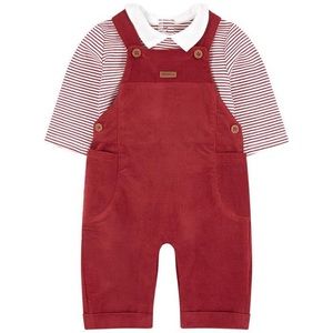 Mayoral Red Striped Overalls